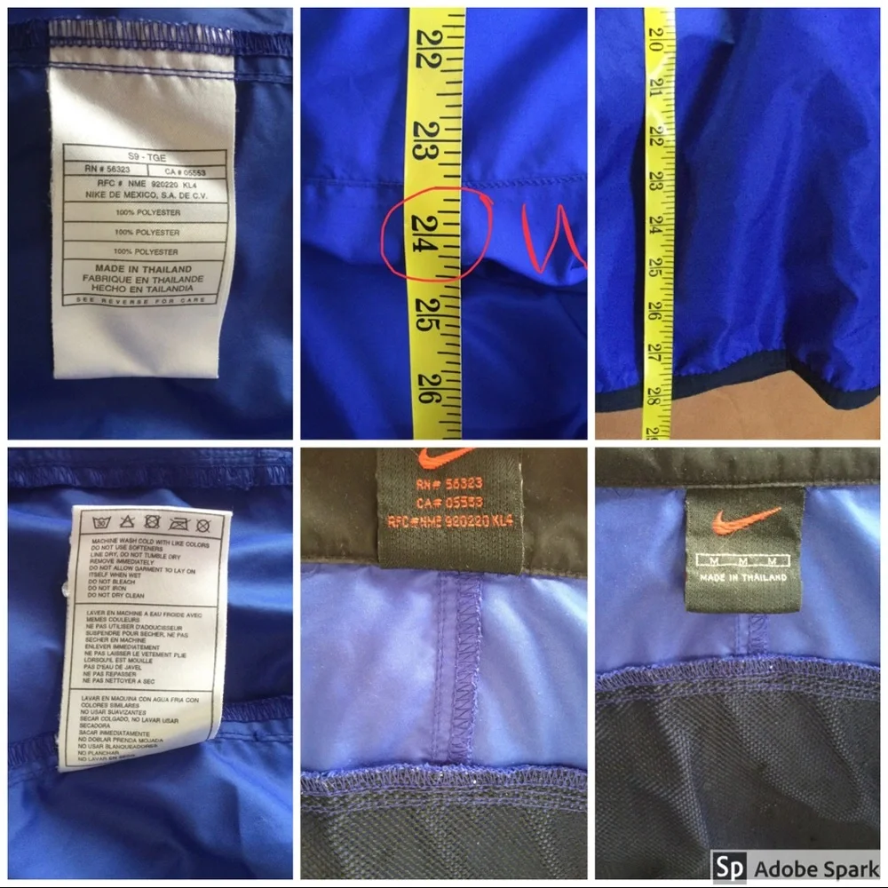 💙 Nike 💙 UniSeX Jacket Windbreaker Beautiful Royal Blue 💙 Lightweight